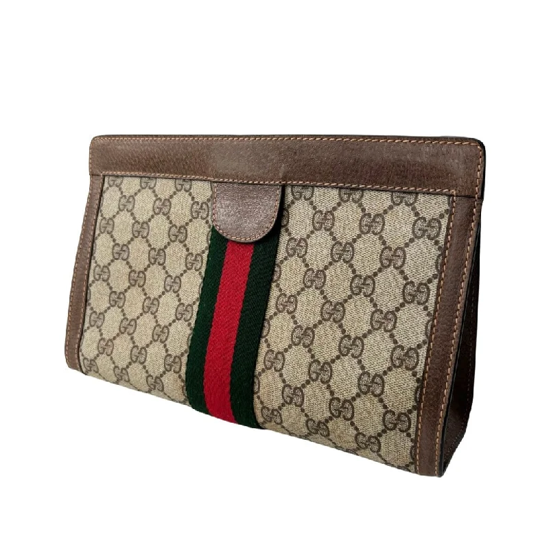 Gucci Marmont bags for women with quilted leather exteriorsGucci GG Supreme Web Clutch