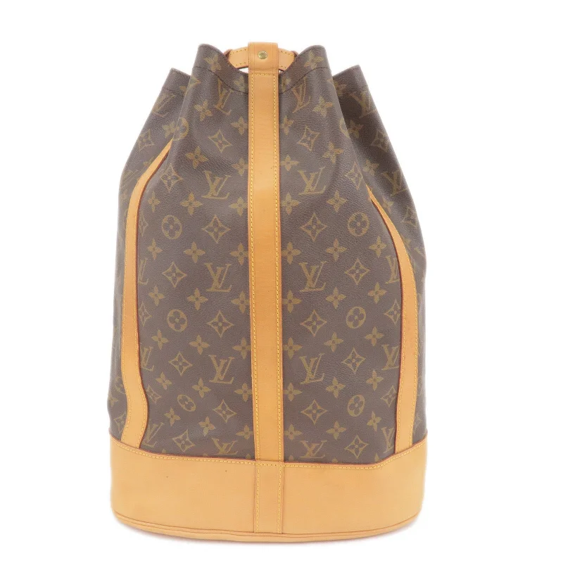 Louis Vuitton Petite Malle bags with a hard - shell structure for uniquenessLouis Vuitton Monogram Randonnee GM Laundry Bag M42244