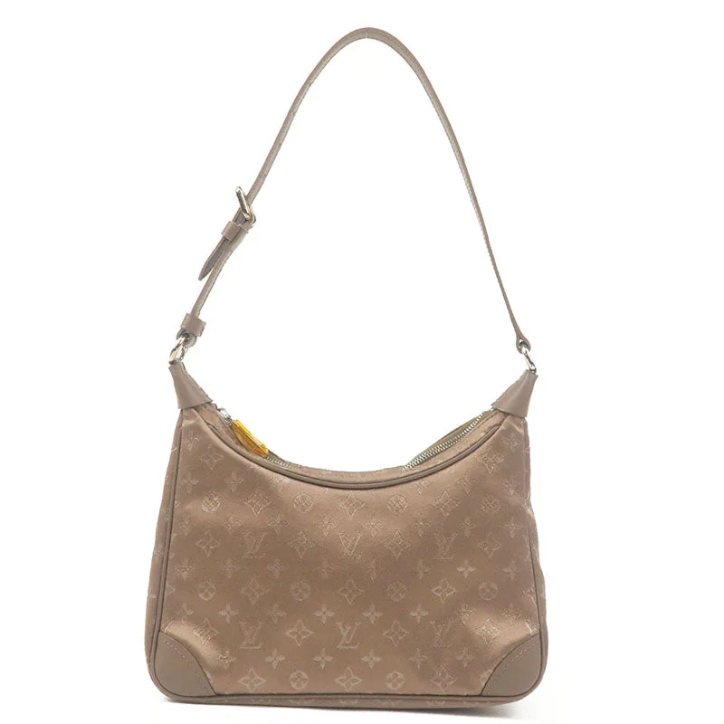 Louis Vuitton crossbody bags with adjustable shoulder straps for comfortLouis Vuitton Monogram Satin Little Boulogne Hand Bag M92143