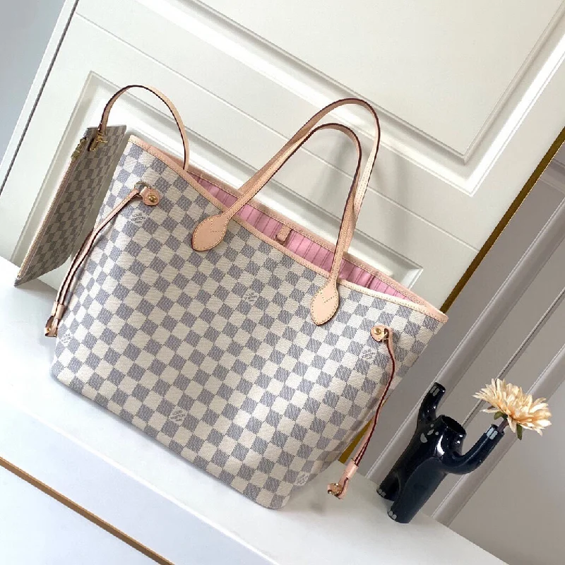 Louis Vuitton tote bags with a double - handle and shoulder - strap optionLouis Vuitton Neverfull MM Tote Bag