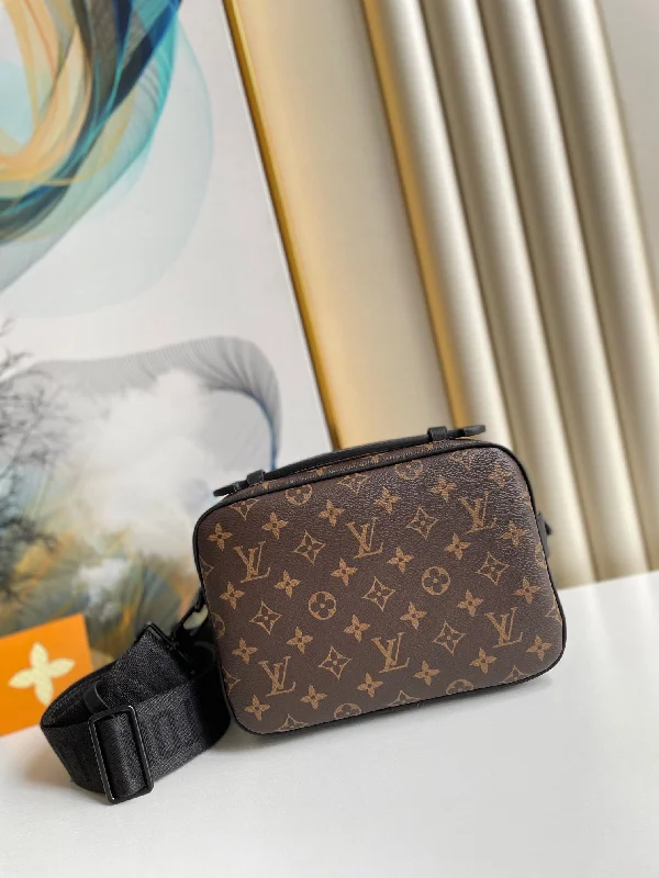 Ladies Louis Vuitton shoulder bags with a wide - width strap for comfortLouis Vuitton S Lock Messenger Bag