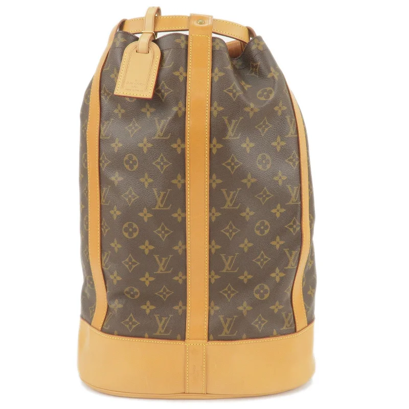 Louis Vuitton backpacks with a padded laptop compartment for travelLouis Vuitton Monogram Randonnee GM Laundry Bag M42244