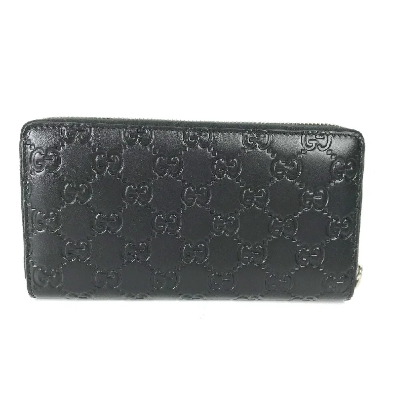 Ladies Gucci Dionysus bags with a star - shaped charmGUCCI Long Wallet Purse 473928 leather black GG long wallet Guccisima mens Secondhand