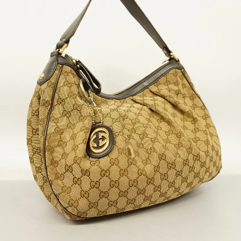 Ladies Gucci Dionysus bags in a pastel colorGUCCI  Sukey Shoulder Bag 232955 GG Canvas,Leather Shoulder Bag Beige,Brown