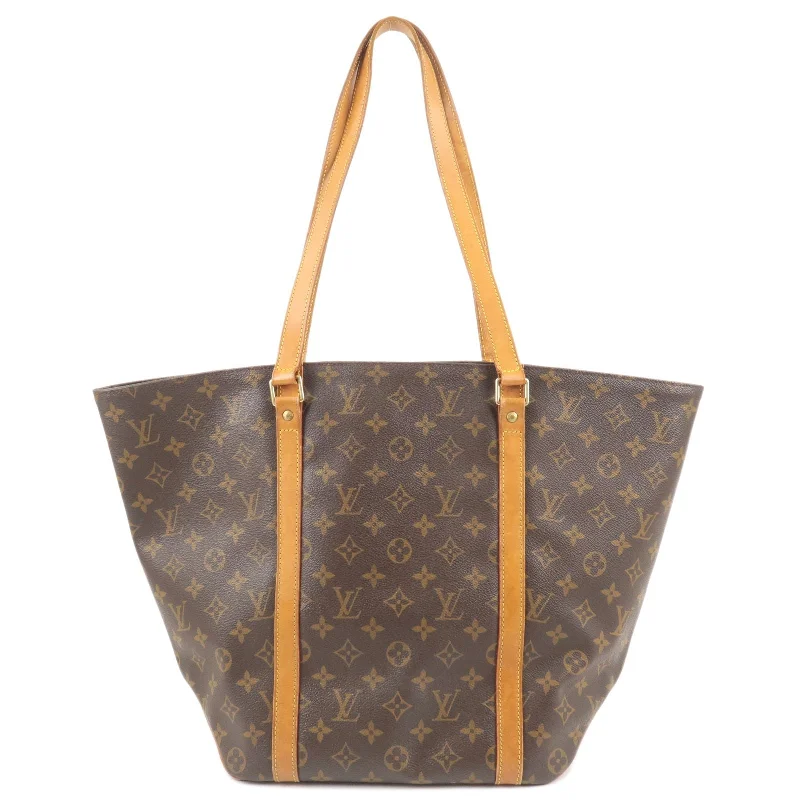 Ladies Louis Vuitton Capucines bags with a detachable shoulder strapLouis Vuitton Monogram Sac Shopping Shoulder Bag M51108