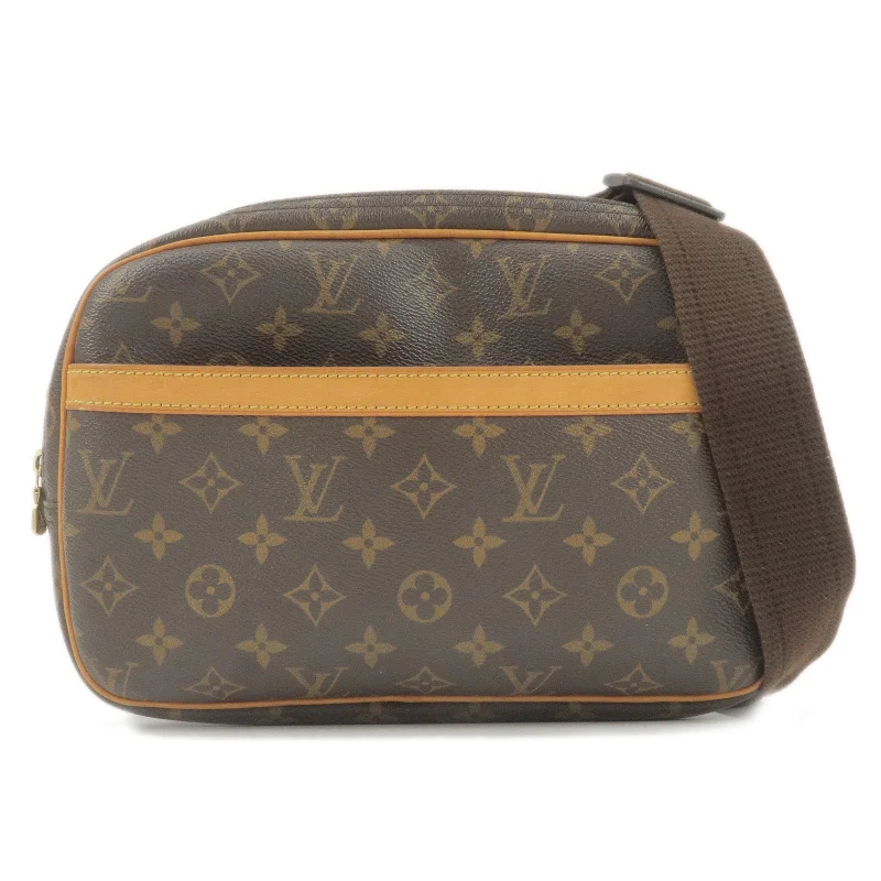 Louis Vuitton Twist bags with a contrast - colored interior for visual interestLouis Vuitton Monogram Reporter PM Shoulder Bag M45254