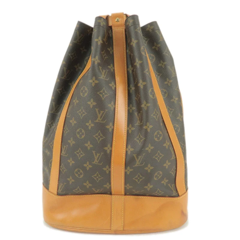 Louis Vuitton Alma bags featuring the signature top - handle designLouis Vuitton Monogram Randonnee GM Laundry Bag M42244