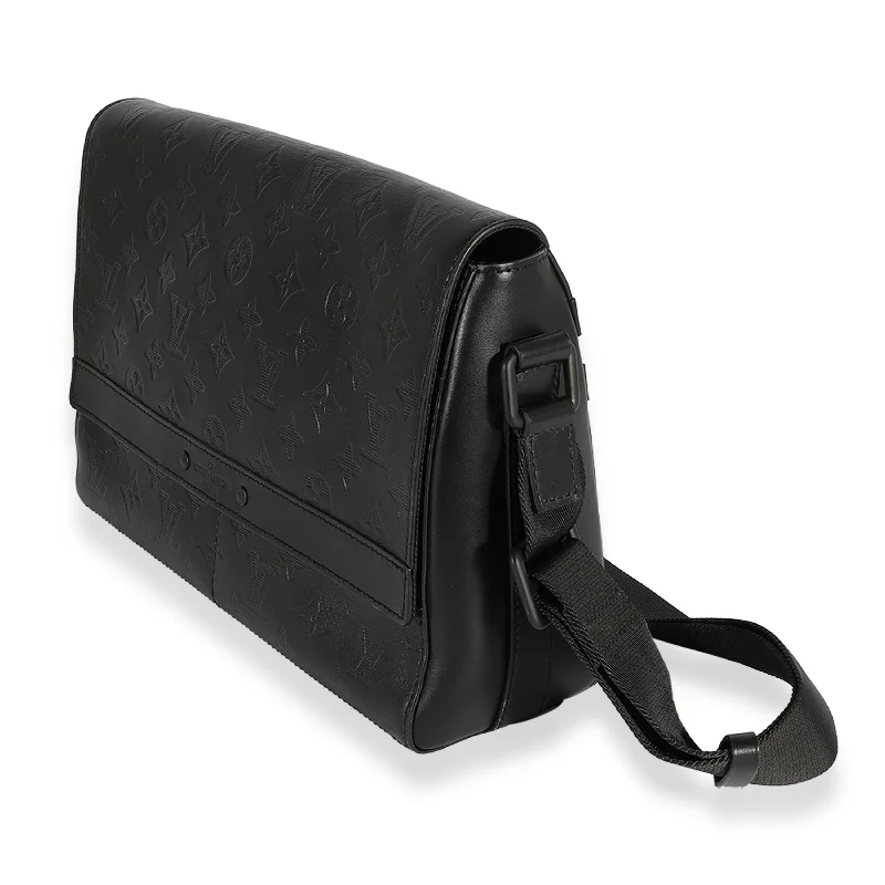 Louis Vuitton backpacks with a sleek, minimalist design for styleLouis Vuitton Black Monogram Shadow Sprinter Messenger