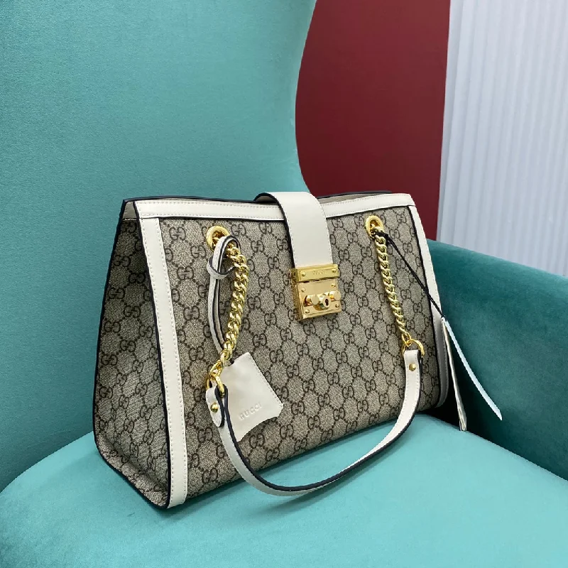 Gucci Marmont bags for women with a contrast - colored interiorGucci Padlock GG Medium  Shoulder Bag