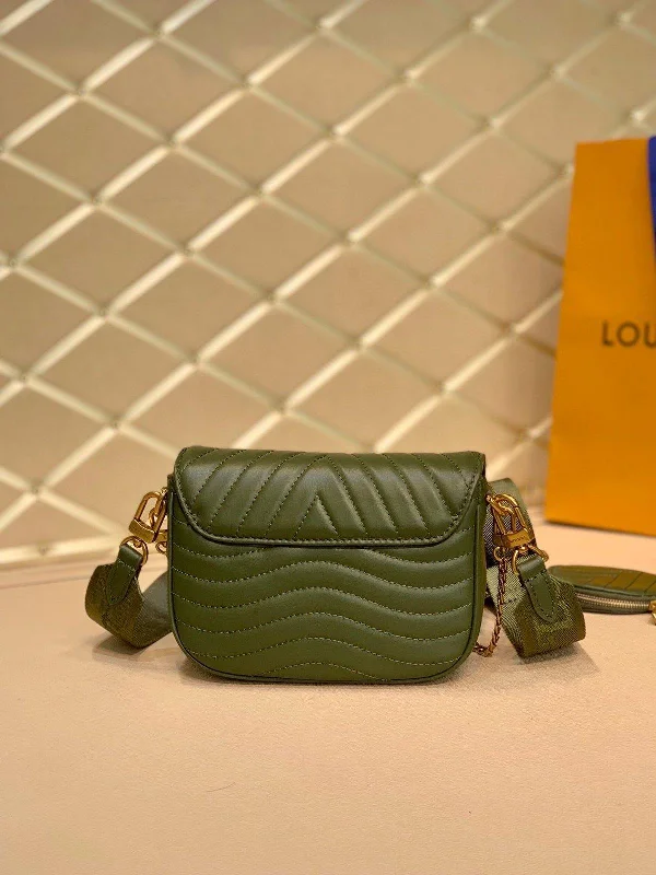 Louis Vuitton Alma bags with a leather - wrapped handle for a luxurious feelLouis Vuitton New Wave Multi Pochette Bag