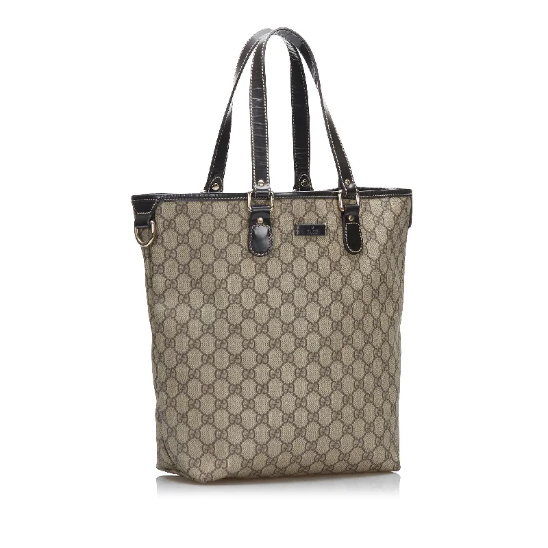 Gucci backpacks for women with a multi - pocket designGucci GG Supreme Tote (SHG-efyCC5)