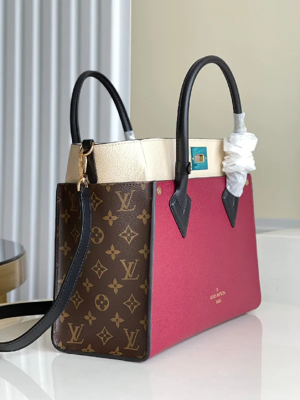 Louis Vuitton bags with a magnetic snap closure for easy accessLouis Vuitton On My Side MM Bag