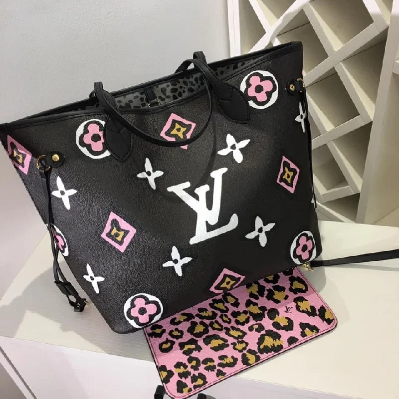 Louis Vuitton Twist bags with a contrast - colored interior for visual interestLouis Vuitton Neverfull MM Bag