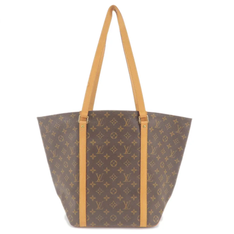 Louis Vuitton bags with a detachable mobile phone holder for convenienceLouis Vuitton Monogram Sac Shopping Shoulder Bag M51108