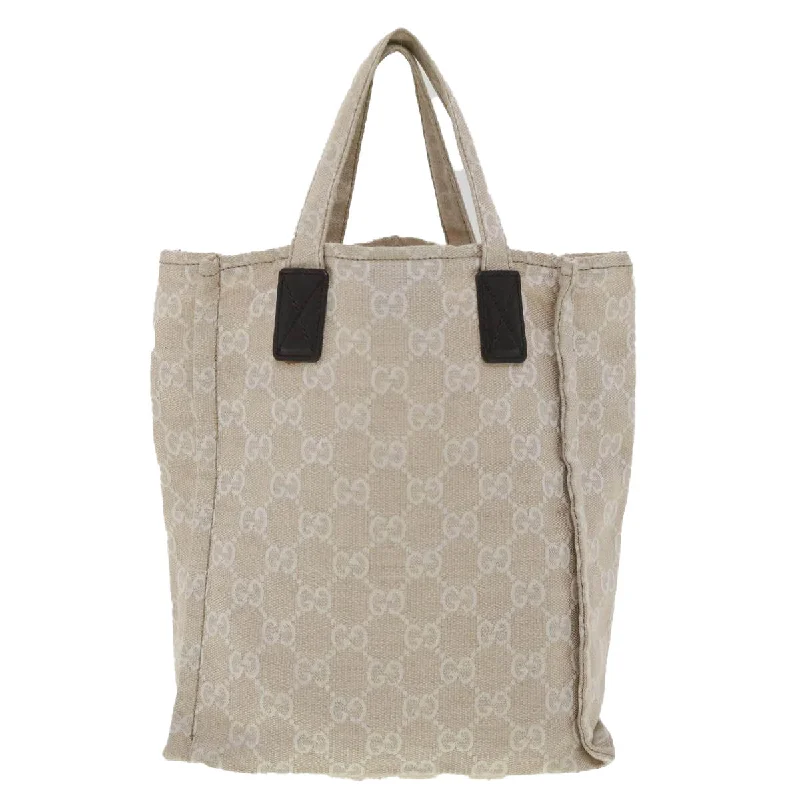 Gucci tote bags for women with a spacious interiorGucci GG Canvas Hand Bag Beige 283414  36445