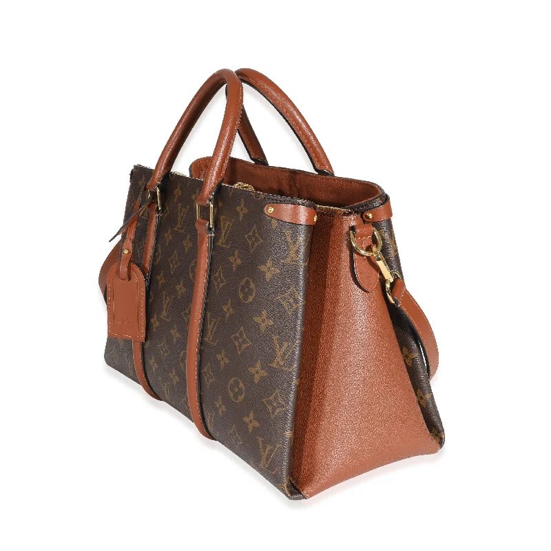 Louis Vuitton handbags with a metal - framed clasp for durabilityLouis Vuitton Caramel Monogram Canvas Soufflot MM