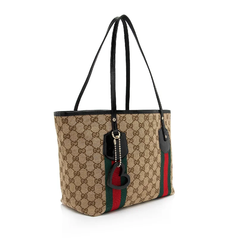 Ladies Gucci Dionysus bags with a detachable shoulder strapGucci GG Canvas Web Jolie Medium Tote (SHF-5ry4OI)