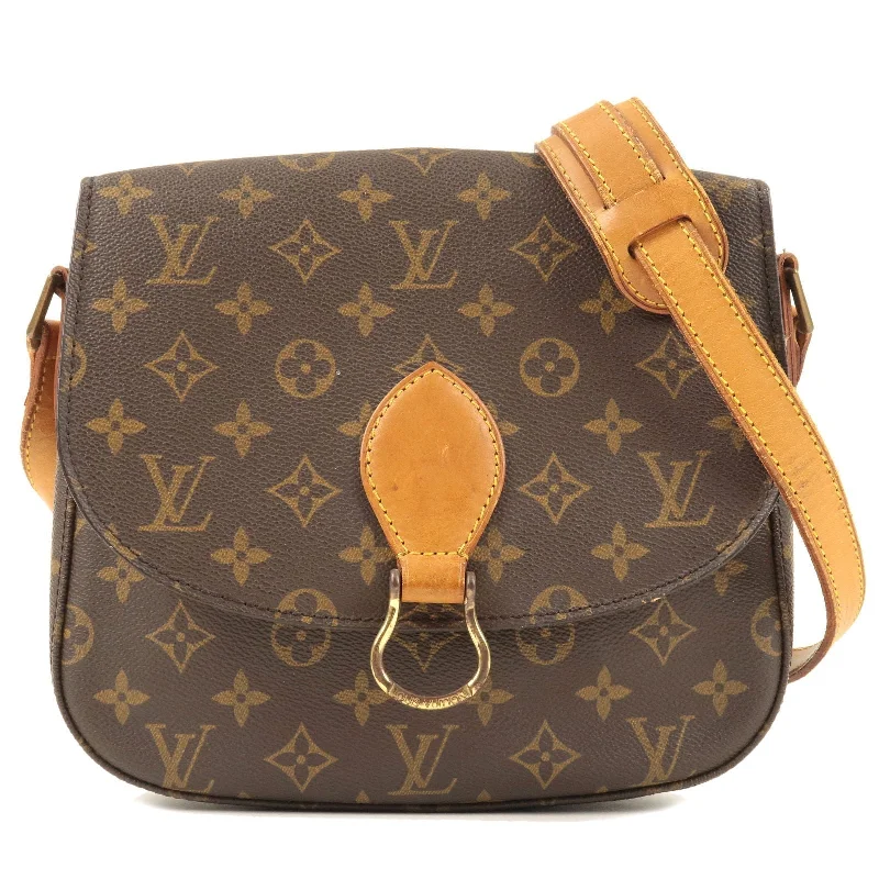 Louis Vuitton Twist bags with a crystal - embellished LV - turnlockLouis Vuitton Monogram Saint Cloud GM Shoulder Bag Brown M51242