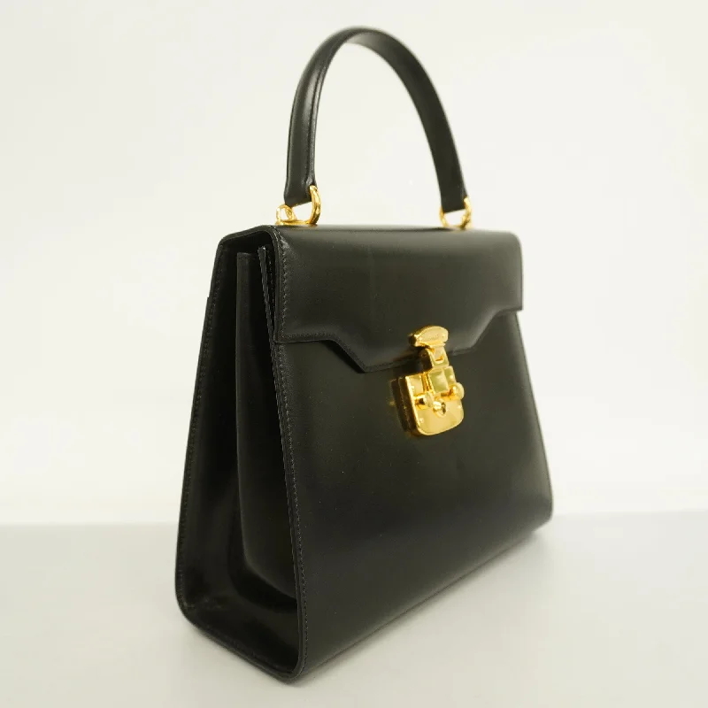 Women Gucci Sylvie bags with a detachable ribbon detailGUCCI  Handbag Ladylock 000 2026 0258 Women's Leather Handbag Black