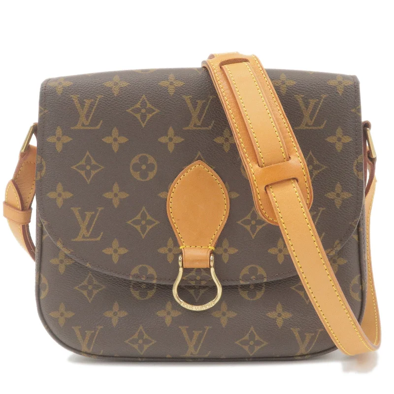 Small - sized Louis Vuitton Pochette Metis bags for a compact carryLouis Vuitton Monogram Saint Cloud GM Shoulder Bag Brown M51242