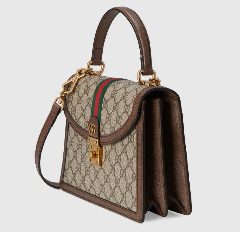 Women Gucci bags with a detachable mobile phone holderGucci Ophidia Small Top handle Bag