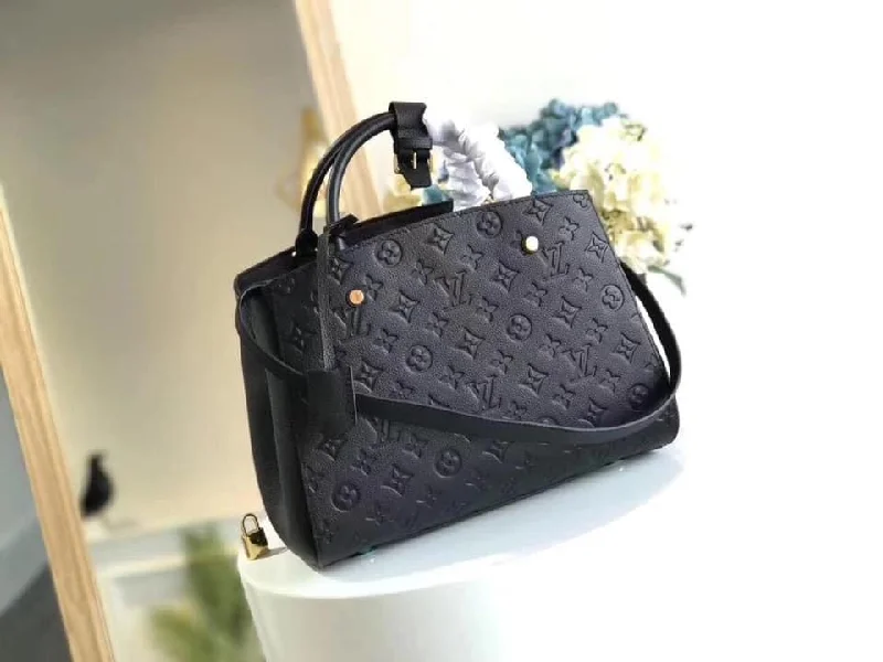 Louis Vuitton tote bags with a spacious interior and multiple pocketsLouis Vuitton Montaigne BB Bag