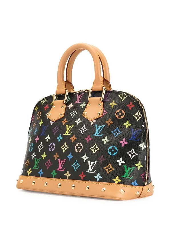 Louis Vuitton Neverfull bags with large capacity for everyday essentialsLOUIS VUITTON MULTICOLOR MONOGRAM ALMA BAG NOIR