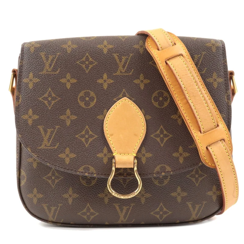 Louis Vuitton Capucines bags with smooth calfskin leather for luxuryLouis Vuitton Monogram Saint Cloud GM Shoulder Bag Brown M51242