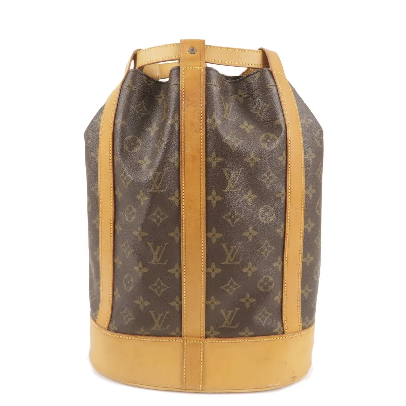 Small - sized Louis Vuitton Pochette Metis bags for a compact carryLouis Vuitton Monogram Randonnee PM Laundry Bag M42243