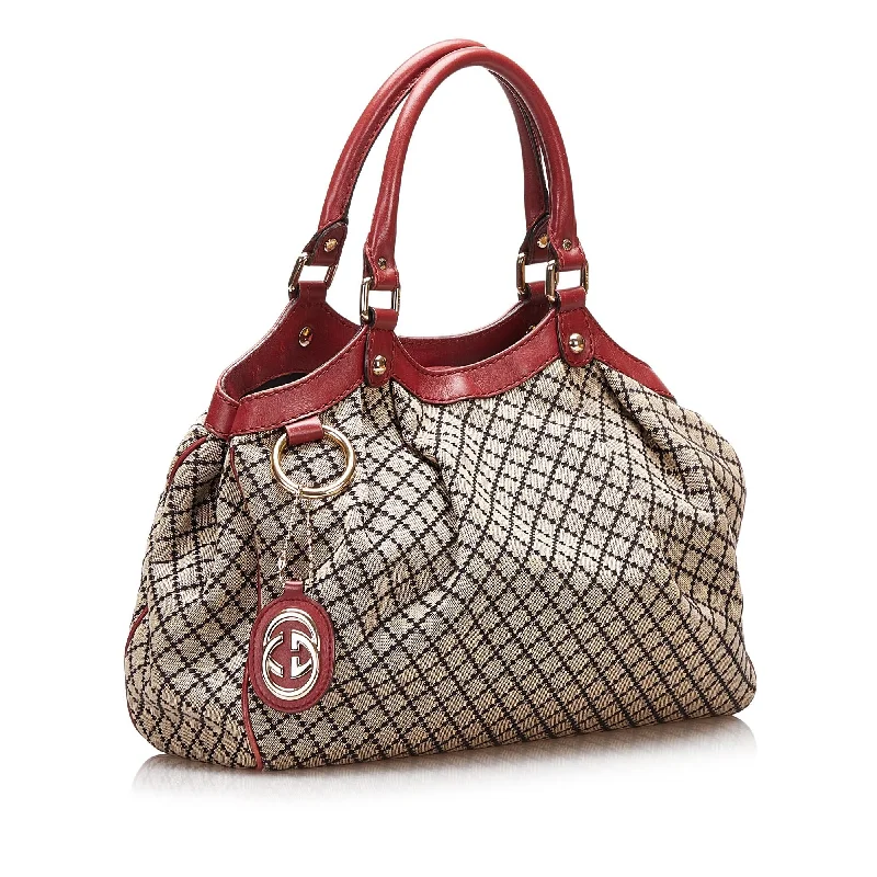 Women Gucci Sylvie bags with a crystal - embellished web stripeGucci Diamante Sukey (35486)