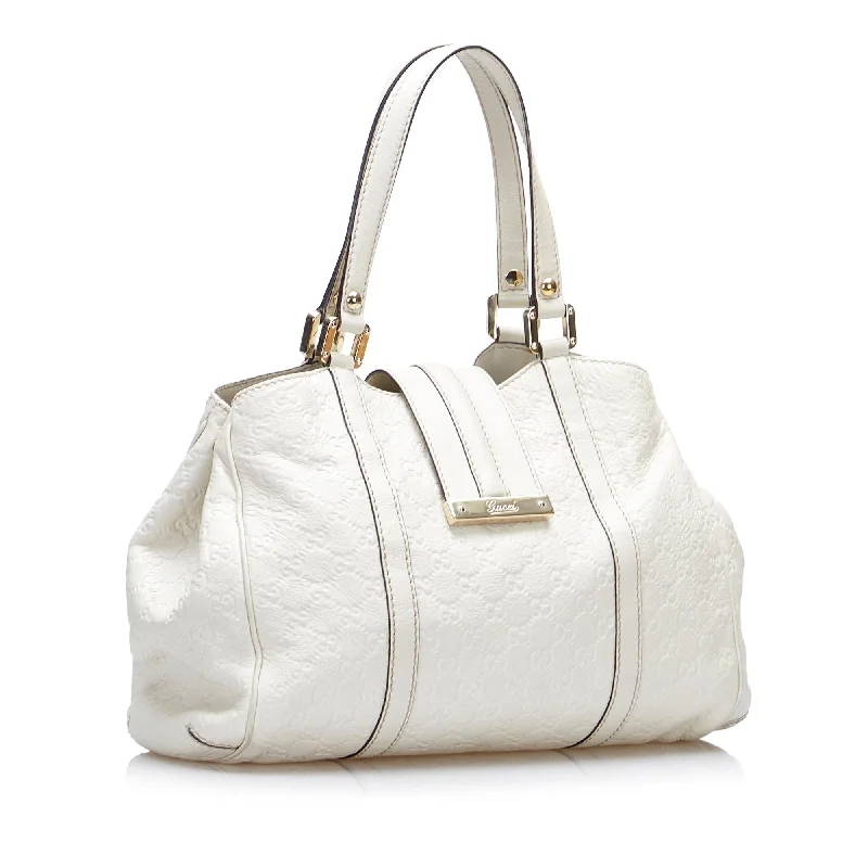 Gucci handbags for women with a patent - leather finishGucci Guccissima New Ladies Tote (SHG-TSvnCn)