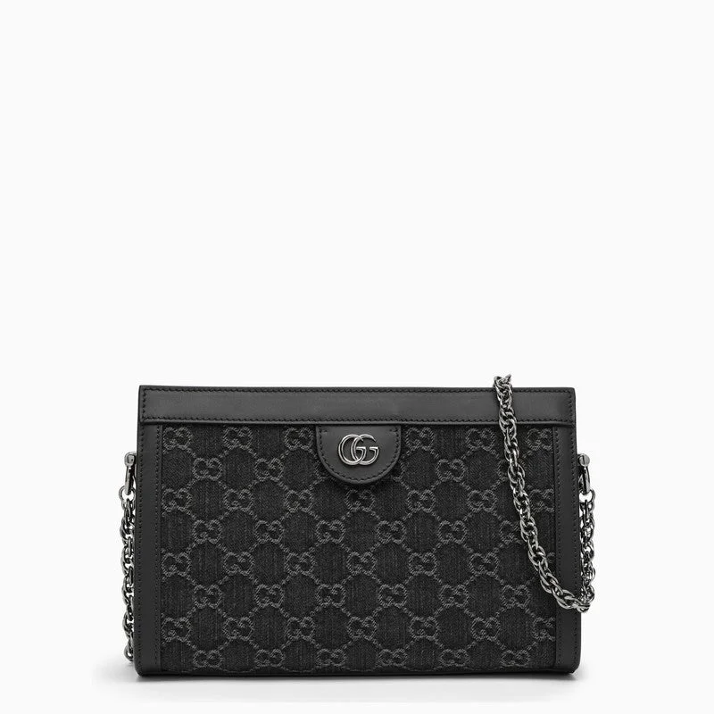 Ladies Gucci Dionysus bags with a chain - link shoulder strapGucci Ophidia Small Shoulder Bag Black/Grey Women