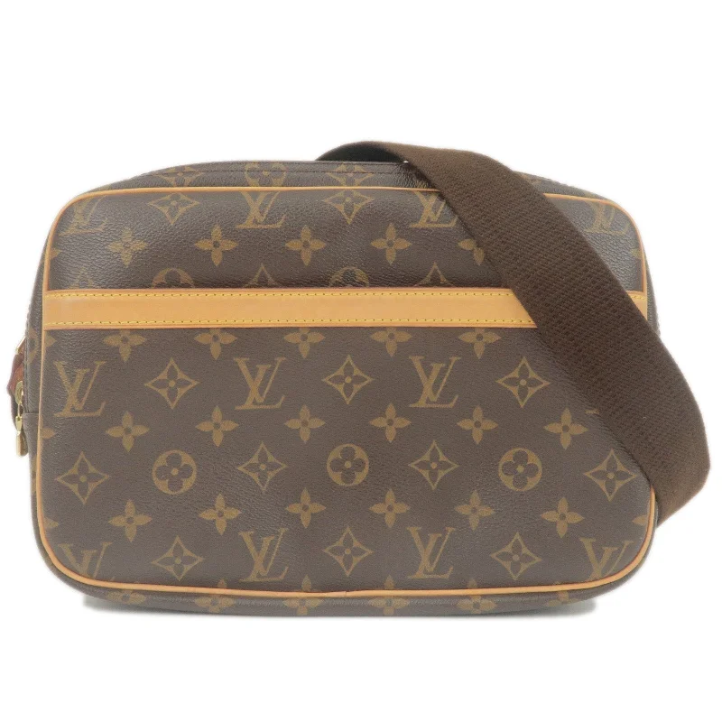 Louis Vuitton backpacks with a hidden back pocket for securityLouis Vuitton Monogram Reporter PM Shoulder Bag M45254