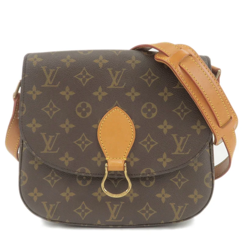 Louis Vuitton Alma bags with a monogram - embossed leather surfaceLouis Vuitton Monogram Saint Cloud GM Shoulder Bag M51242