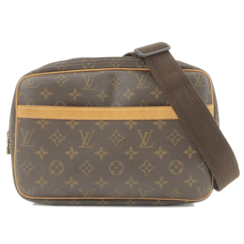 Ladies Louis Vuitton Capucines bags with a detachable shoulder strapLouis Vuitton Monogram Reporter PM Shoulder Bag M45254