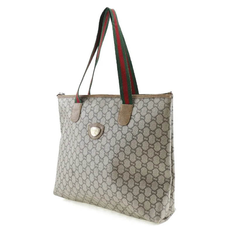 Gucci tote bags for women with a spacious interiorGUCCI tote bag Sherry GG plus beige ladies