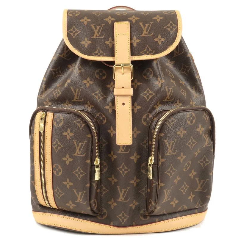 Louis Vuitton bags with a zip - around closure for enhanced securityLouis Vuitton Monogram Sac a Dos Bosphore Back Pack M40107