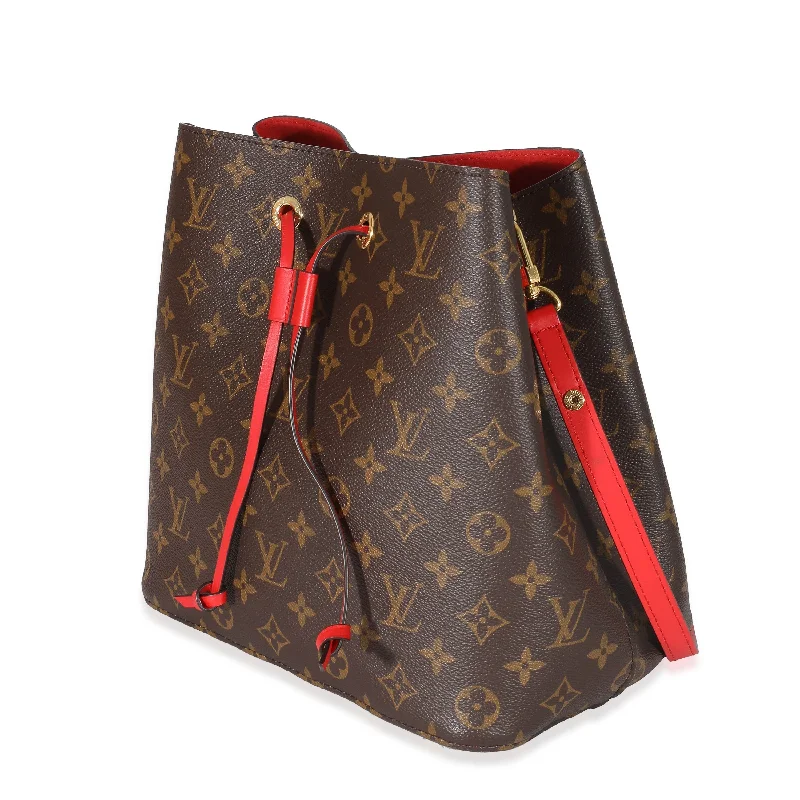 Small - sized Louis Vuitton Pochette Metis bags for a compact carryLouis Vuitton Coquelicot Monogram Canvas NéoNoé MM