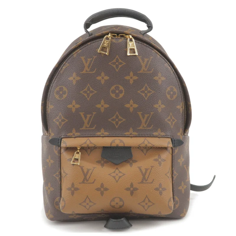 Louis Vuitton backpacks with a multi - pocket organization for functionalityLouis Vuitton Monogram Reverse Palm Springs Back Pack PM M44870