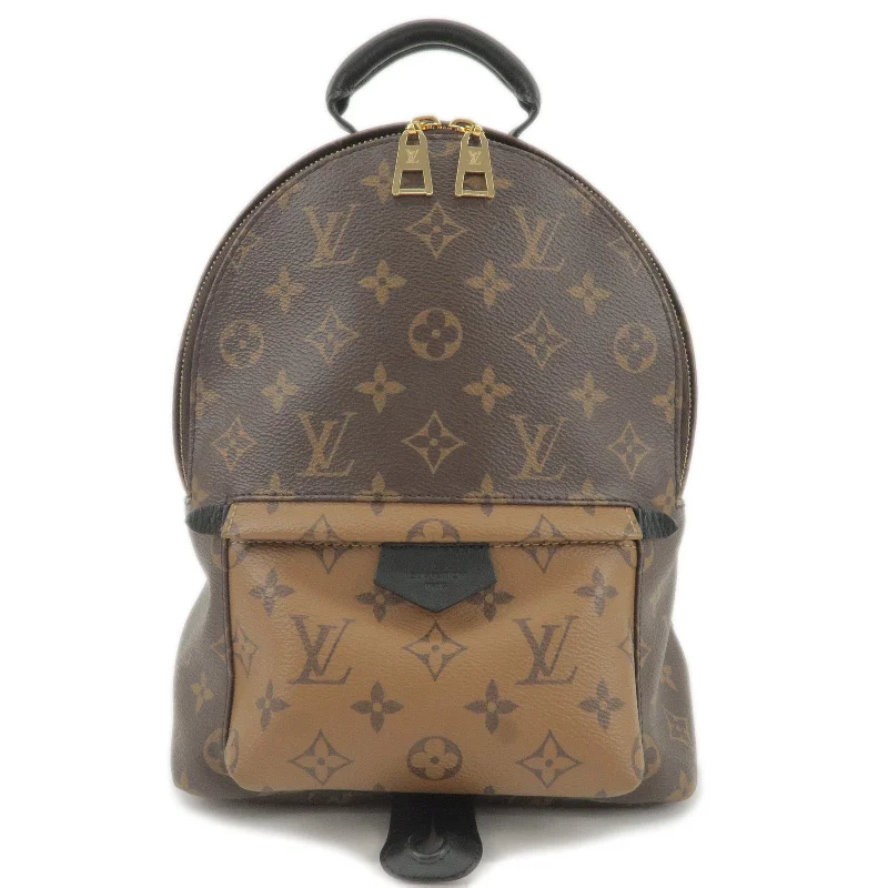 Louis Vuitton bags with a zippered interior pocket for better organizationLouis Vuitton Monogram Reverse Palm Springs Back Pack PM M44870