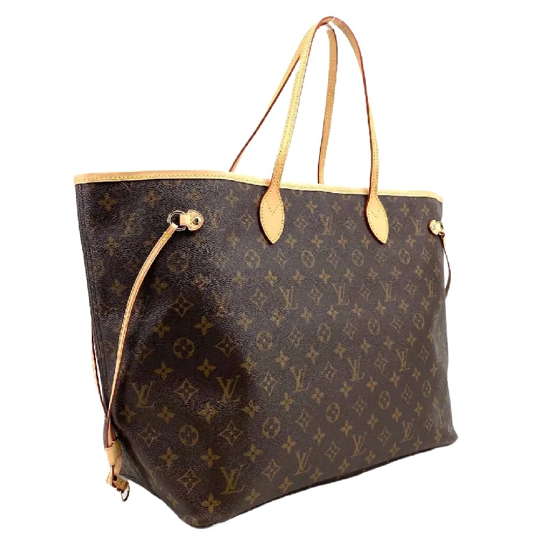 Louis Vuitton bags with a detachable mirror inside for on - the - go touch - upsLOUIS VUITTON Neverfull Monogram GM