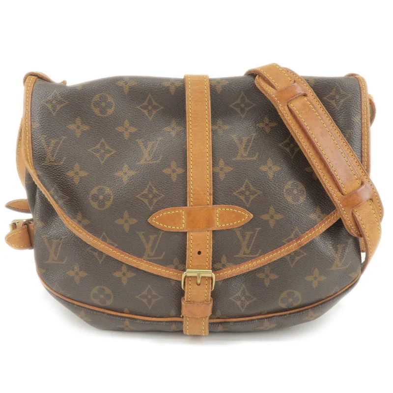 Louis Vuitton Speedy bags in monogram canvas for a classic lookLouis Vuitton Monogram Saumur 30 Crossbody Bag M42256