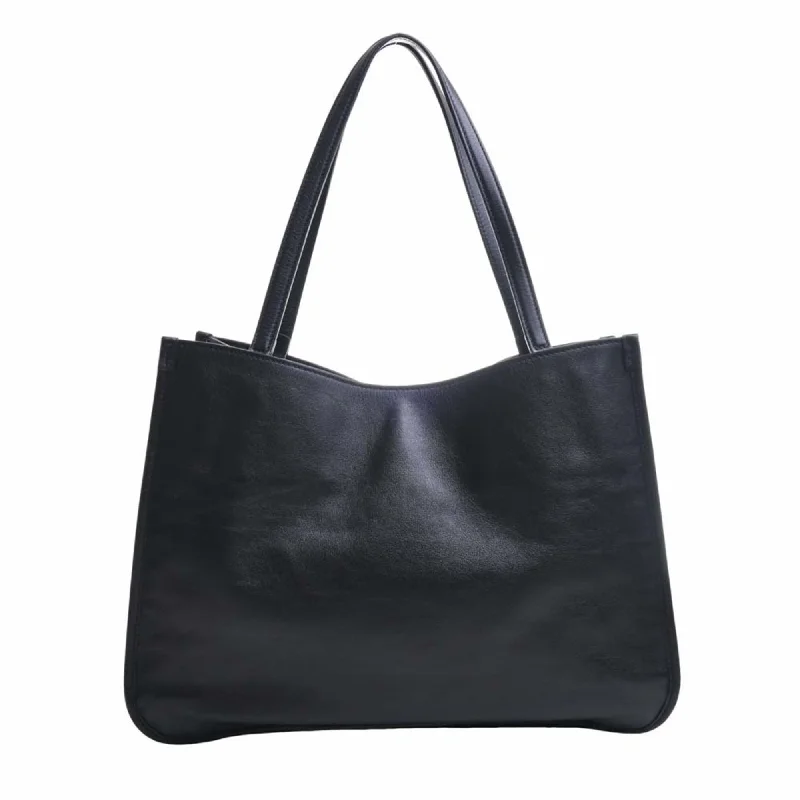 Gucci backpacks for women with a sleek silhouetteGUCCI Horsebit 1955 Leather Tote Bag 623694 Black Women's