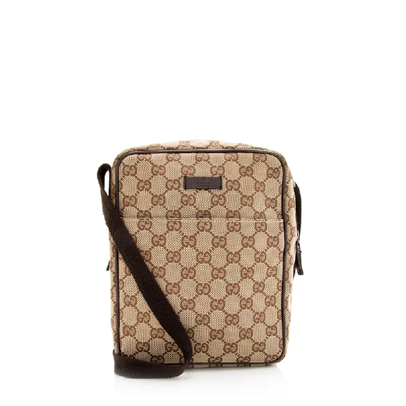 Women Gucci bags with a detachable mobile phone holderGucci GG Canvas Messenger Bag - FINAL SALE