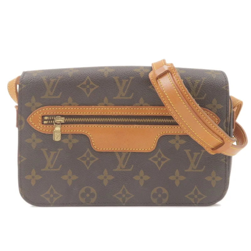 Louis Vuitton handbags with a back - zip pocket for storing valuablesLouis Vuitton Monogram Saint Germain 24 Shoulder Bag M51210