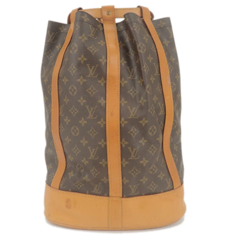 Medium - sized Louis Vuitton tote bags for work and shoppingLouis Vuitton Monogram Randonnee GM Laundry Bag M42244