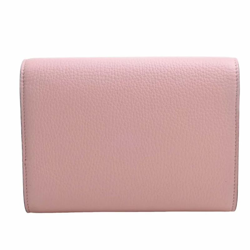 Ladies Gucci Dionysus bags in a pastel colorGUCCI Leather Animanie Bee Shoulder Bag 498097 Pink Women's