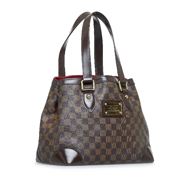 Medium - sized Louis Vuitton tote bags for work and shoppingLouis Vuitton Damier Ebene Hampstead PM