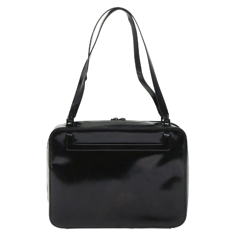 Gucci handbags for women with a patent - leather finishGUCCI Shoulder Bag Patent leather Black 0013091 3754  bs7235