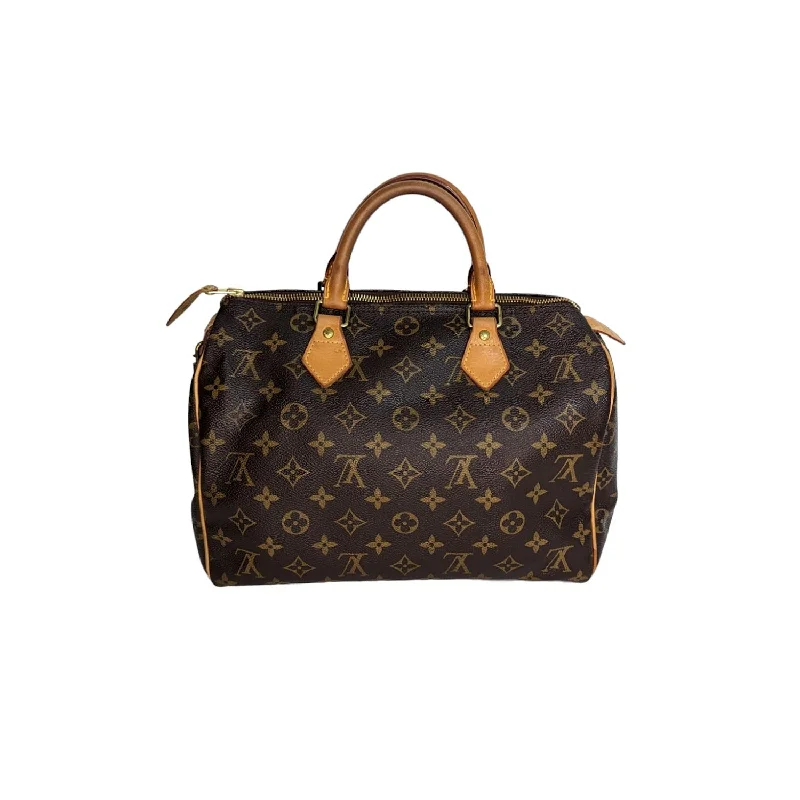 Louis Vuitton crossbody bags in a bold red color for a statementLouis Vuitton 2014 Monogram Canvas Speedy 30 Bag